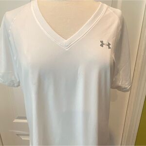 Under Armour White Shirt Semi-Fitted Size XL